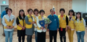 거제 등면 적십자봉사회 도지사 표창장 수상