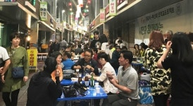 밀양아리랑대축제 중 전통시장이 달라졌다