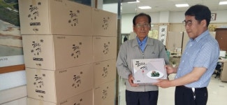 합천 청덕면 청정사 미역줄기·채다시마 121세트 기탁