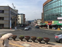 밀양 영남루 관아 일원 전선 지중화 완료