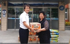 밀양 삼랑진고 바자회 수익금 불우이웃돕기