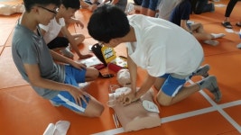 남해 설천중 소중한 생명, 내 손으로 살려요