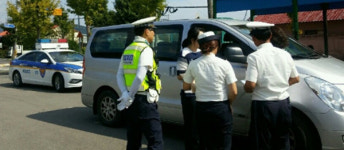 사천서 학교 앞 어린이 교통안전 합동 점검