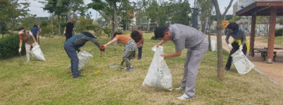 진주문화원 판문동문화위 환경정화 활동