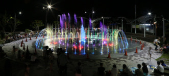 삼천포대교공원 음악분수대 연휴도 운영