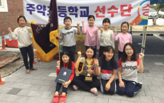 진주 주약초 교육장기 종합체육대회 우수
