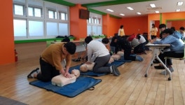 삼천포제일중 심폐소생술 응급처치 교육