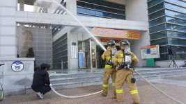 거창읍·거창소방서합동 소방훈련실시