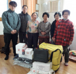 진주 미천면 화재 피해가정 온정 손길