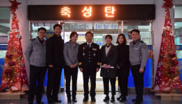 진주경찰서 성탄트리 점등식 및 예배행사 개최