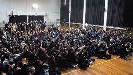 진주봉원중 박정소 힐링 콘서트 개최