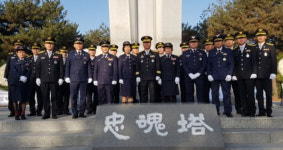 진주소방서 새해 맞이 충혼탑 참배 안전한 무술년 기원