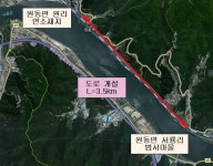 양산 원동 직선화 도로개설사업 국토부 승인