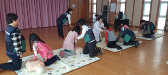 진주 이현동 여성자율민방위 심폐소생술 교육
