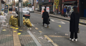 진주 도심지는 일요일마다 쓰레기 천국