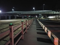 밀양 삼문동 제방길 야간경관 개선