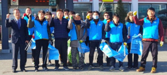 합천 적중면 사회단체장들 설맞이 대청소