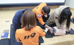 마산소방서 의좋은형제 심폐소생술 경연대회 참가