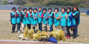 아이코리아 진주시지회 남강수변 환경정비