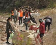 한려해상국립공원 유무인도서 해양정화활동