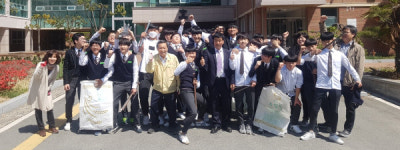 진주 초장동 학생들과 쾌적한 환경 조성