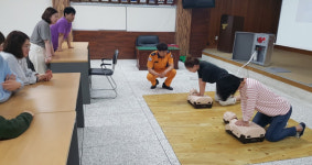 진주소방서 커피전문점 소방안전 현장교육 실시