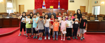 함안군 외암초등학교 군의회 방문