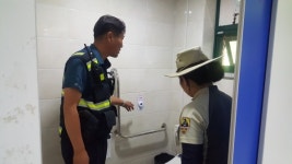 함양署 피서철 공중화장실 몰카 점검