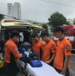 마산소방서 신규 소방공무원 현장실습에 최선
