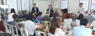 합천군 웰니스관광 코디네이터 방문교육 격려