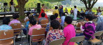 진주 미천면 더운여름 농촌지역 활력 선사