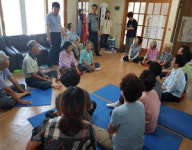 진주 명석면 어르신 무더위 조심하세요