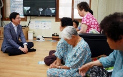 김경수 도지사 재해취약지 주민 애로사항 청취