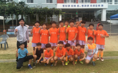 용산초 사천시 토요스포츠클럽리그 축구부 1위