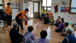 창원소방본부 경로당 16곳 찾아 소방안전교육