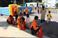 합천소방서 이동안전체험차량 소방 안전교육 운영