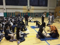 창원소방서 삼정자중 학생 대상 심폐소생술 교육