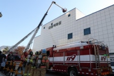 창원소방서 대동백화점 합동소방훈련 실시