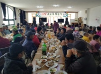 통영 욕지적십자봉사회 경로당 중식 제공