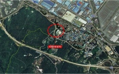창원 성산구 안민고개 입구 회전교차로 설치