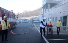 함안군 훈련도 실전처럼 화재대피훈련
