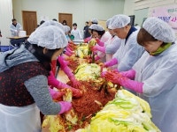 진주 내동면 김장김치 나눔 실천