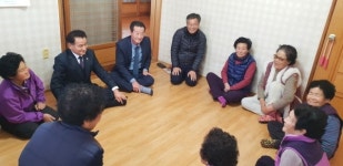 합천 율곡면 관내 경로당 방문 현장행정 실천