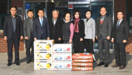 합천군의회 설 명절 맞아 복지시설 위문