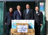 김성곤 경남소방본부장 함양 성민보육원에 사랑의 물품 전달