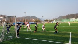 산청 축구 동계전지훈련 대장정 마무리