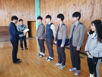 합천 초계고 학생사랑 사도 장학금 수여