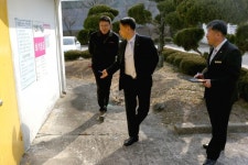 합천소방서장 율곡면 현대약품 현장지도방문