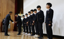 진주기공 총동창회 후배 사랑 전하다