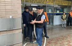 마산소방서 대동씨코아 합동 소방훈련